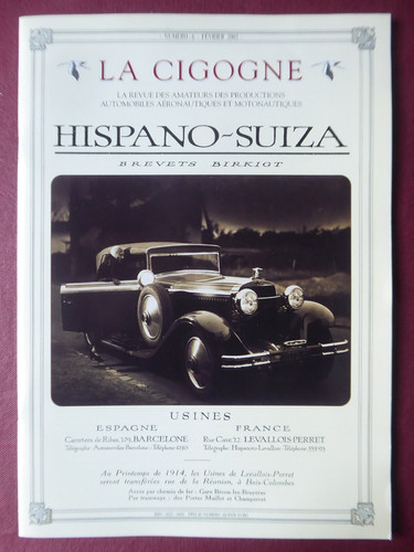 Revue cigogne hispano - cigogne, suiza
