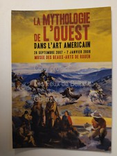 MYTHOLOGIE DE L'OUEST DANS L'ART AMERICAIN EXPOSITION ROUEN  carte postale 
