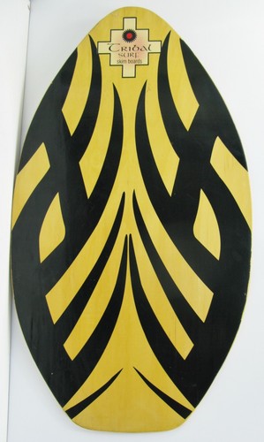 Tribal surf skim board - board, wood