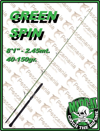 Canne madcat green - canne,