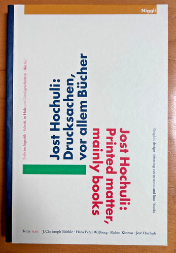 Jost hochuli printed matter - hochuli,