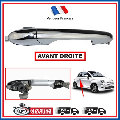 Poignée porte avant droite - poignée,