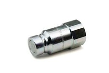 Stucchi Flat Face Interchange Coupling, 4285 PSI, 3/8 NPTF, 3/8 in Male