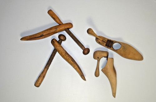 Paire embauchoirs anciens - anciens, bois