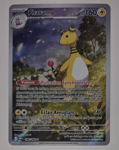 Carte pokémon pharamp - pokémon, :