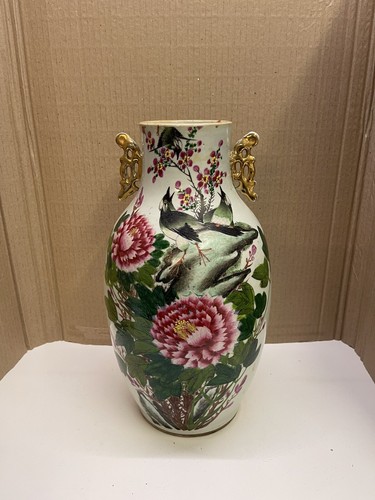 Vase balustre porcelaine - , à