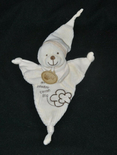 Peluche doudou ours plat coton