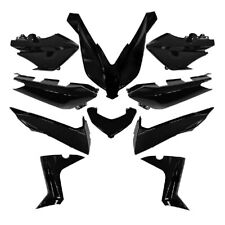 TNT Set 10 Carénage Carrosserie Noir Poli MBK Evolis 400 ABS 2017-2019