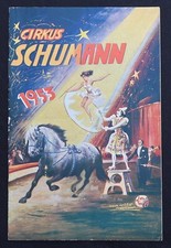 1953 programme CIRQUE SCHUMANN