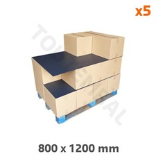 Plaque plastique alvéolaire 450 g/m² 3 mm Intercalaire 1200 x 800 mm (par 5)