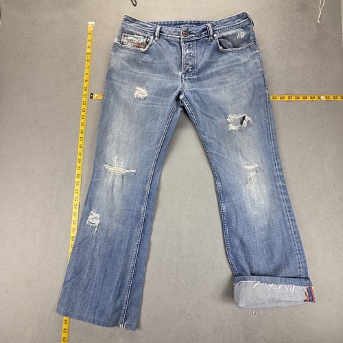 Diesel jeans mens 34x32 blue - jeans,