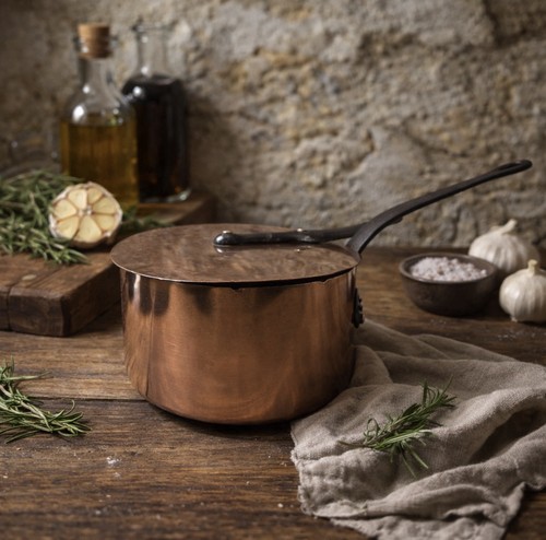 Casserole ancienne cuivre - ancienne, en