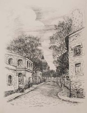 Jean FRELAUT : De Sante aux Gobellins, Gravure originale signée