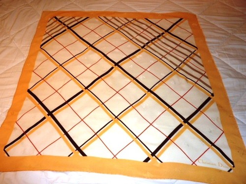 Foulard christian dior soie - christian, en