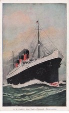 BATEAUX  PAQUEBOT    " S.S.PARIS "   French Line