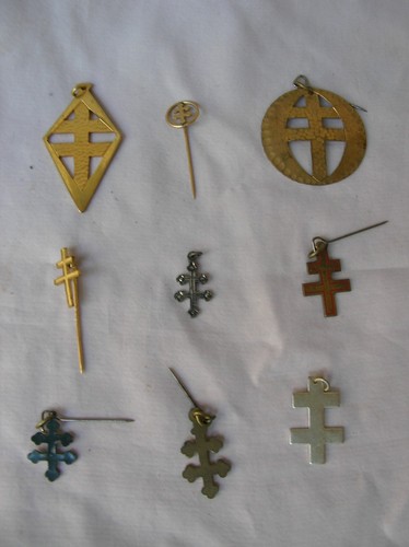 Ww2 broche pendentif francaise - ww2, broche/pendentif