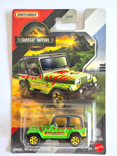 MINIATURE MATCHBOX 1/64 JURASSIC WORLD JEEP WRANGLER 2018