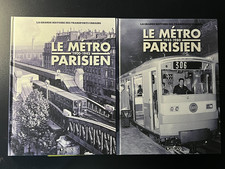 LE METRO PARISIEN - 2 VOLUMES - 1900 - 1945 & 1945 - 1980  - EDITIONS ATLAS