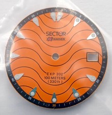 NOS Sector Expander Exp 202 Esfera Sphere 5215132015 Montre À Dial 100 M Vintage