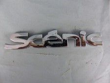 RENAULT SCENIC emblème logo sigle insigne monogramme hayon coffre en plastique