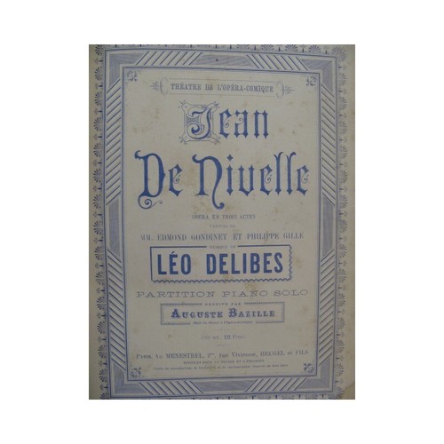 Delibes léo jean nivelle - delibes,