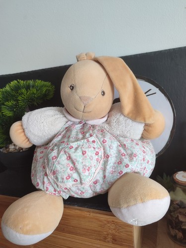 Doudou peluche lapin boule - lapin,