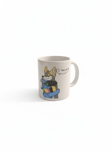 Mug blanc renard - mug,
