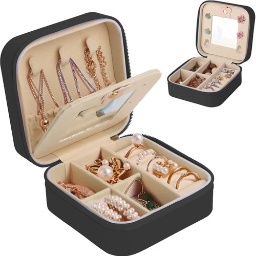 Boîte bijoux voyage cuir - boîte,