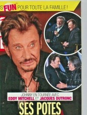 JOHNNY HALLYDAY - DUTRONC - MITCHELL revue TV 2017 Les vieilles canailles