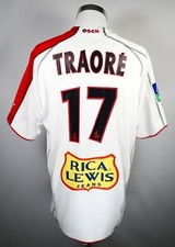 OGC NICE 2005-06 AWAY SHIRT XL - MAILLOT VINTAGE PUMA - TRAORÉ #17 PORTÉ
