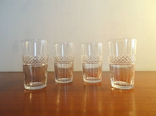 4 verres / gobelets à eau