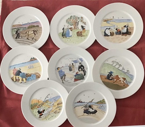 Lot assiettes limoges - 8,