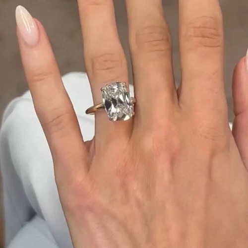 Ancienne bague diamant coussin