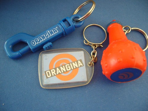 Porte clés lot 3 orangina - porte,