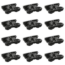 12pcs train miniature HO1:87 bogies POM avec roues en plastique de 36 "