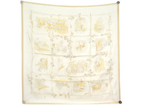 Vintage foulard hermes - hermes, la