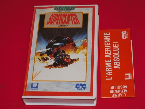 Cassette vhs supercopter - vhs,