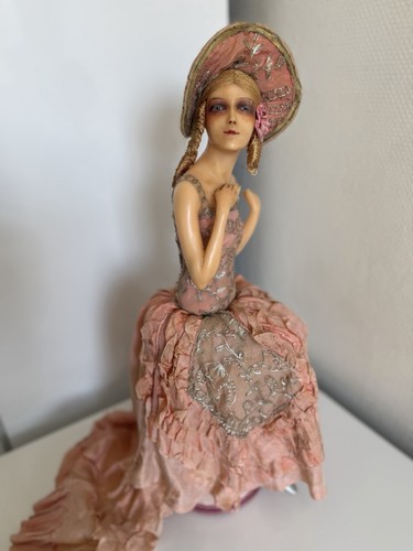 Extraordinary antique wax half