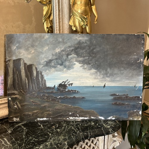 Tableau grande huile - tableau,