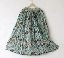 Indien Vert Floral Handmade