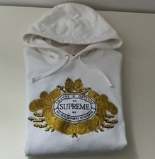 Sweat À Capuche Supreme FW18 Love Ou Hate Blanc Taille M