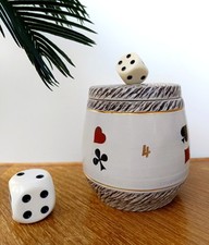 Boîte, pot vintage en grès émaillé Jacques Breugnot