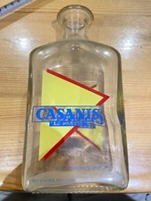 Carafe publicitaire vintage de bistrot CASANIS en verre Collection 