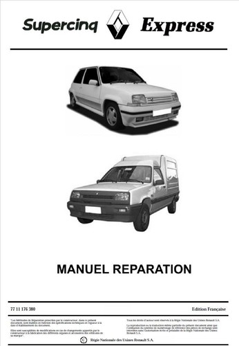 Manuel atelier entretien - manuel,