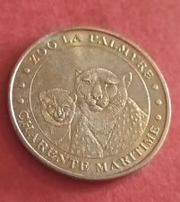 MDP 17 ZOO LA PALMYRE LES GUÉPARD MÉDAILLE Jeton Touristique 2010