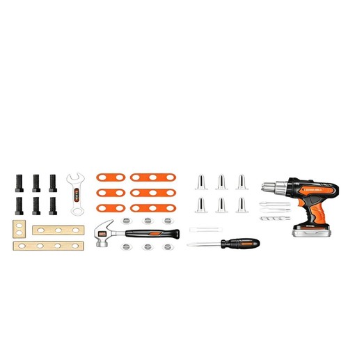 Boîte outils enfant avec - outils,
