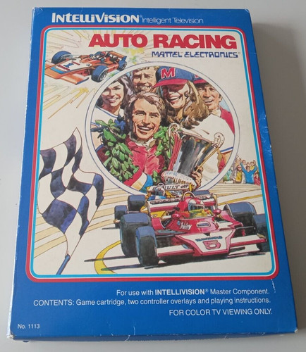 Jeu mattel intellivision auto - jeu, "auto