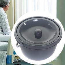 Pot de chambre léger avec couvercle pour toilettes, idéal pour les voyages,