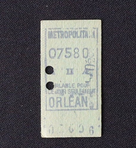 Ancien ticket paris métro - ticket,