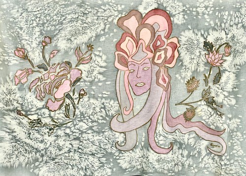 Tahitian original handpainted - tahitian,